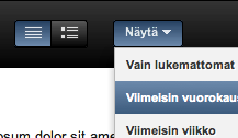 Image of my design for Reader App